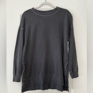 Old Navy Dark Gray Tunic Sweatshirt